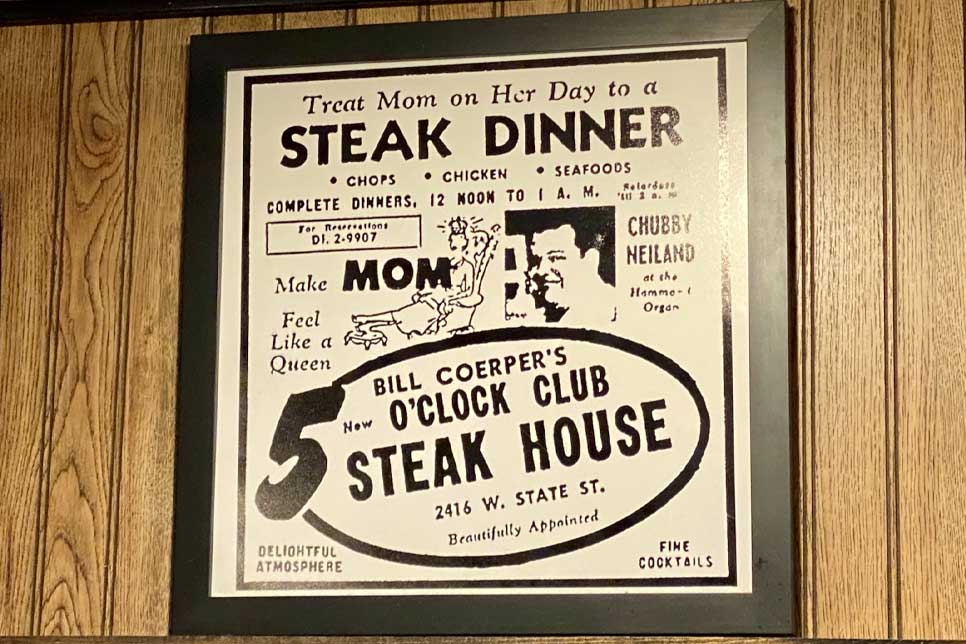 Milwaukee Steakhouse 75th Anniversary