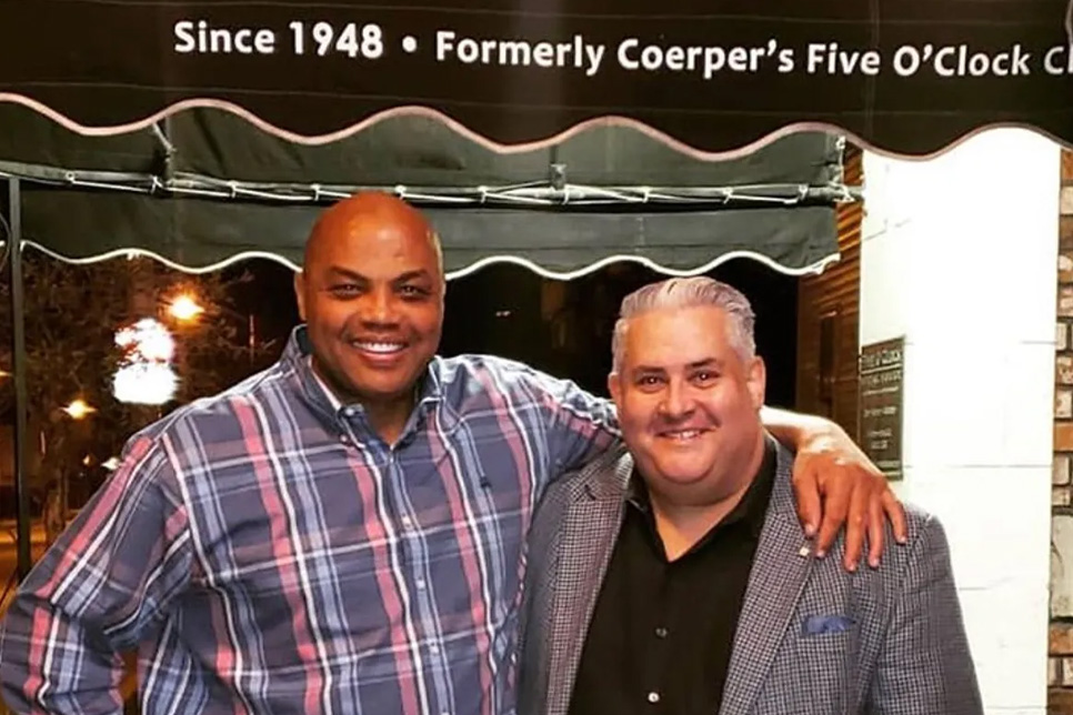 Charles Barkley at Five Oclock Steakhouse